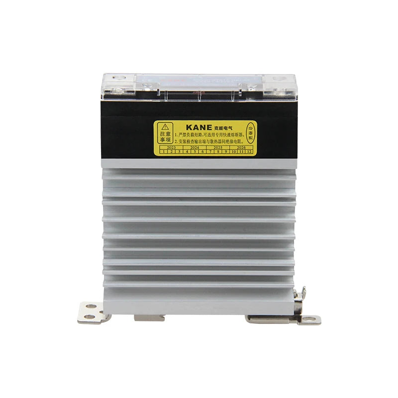 Slim DIN Rail Mount Single Phase Solid State Relay SSR Relay Module with Heatsink 10A 25A 40A