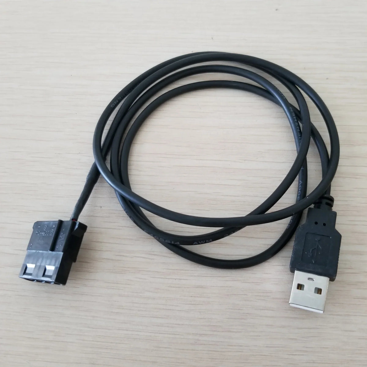 USB A Male To IDE Molex 4Pin Converter Computer Power Cable 5V Cord