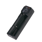 POWERKAN K1 1 Slot Smart Charger, Type-C Fast Charger for 18650 21700 26650 Li-ion Batteries