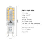 1pcs Mini G9 1W 2W LED Light Bulb AC 220V SMD 2835 LED Lamp For Chandelier Replace 20W 30W Halogen Lamp Home Indoor Lighting