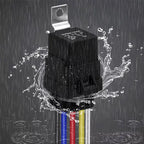 1 Pack Waterproof Relay with Harness Socket 4/5 Pin 12V 24V 40A Automotive Marine Relays for Boats Auto Fan Cars