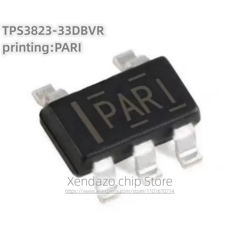 10pcs/lot TPS3823-33DBVR Silk screen printing PARI SOT23-5 package Original genuine Monitor chip