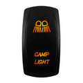 12V-24V Orange Led Rocker Switch Waterproof 20A Amber Light SPST DPDT Toggle Key for Car Boat ATV Camper Motorhome Auto Machine