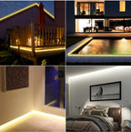 1M-35M 220V 110V COB LED Strip Light RA90 Super Bright 320LEDs/m Flexible Outdoor Lamp Waterproof LED Tape With EU US Power Plug