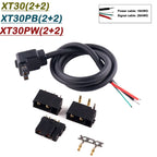 XT30PB/XT30PW 2+2 Model Aircraft Plug XT30 2+2 Lithium Battery Charging Connectors Male Female 4pin High Current for New Energy