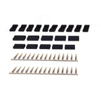 5/10 Pairs Jr Futaba Servo Receiver Connector Plug with Lock and Male Female Gold Plated Terminals Crimp Pin Kit for RC Battery