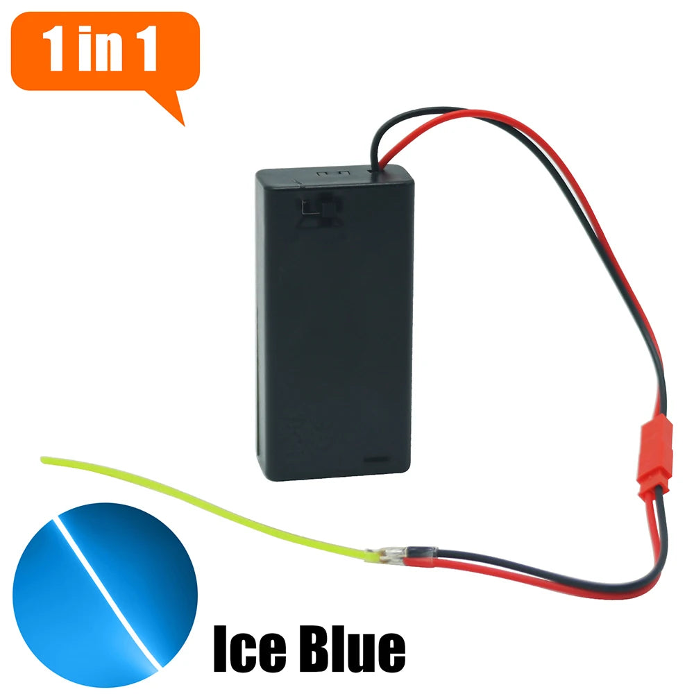 3V 110mm 190mm 300mm LED COB Filament Flexible Battery Lamp White Green Ice Blue Pink Retro Edison Bulb Parts LED Diode Decor