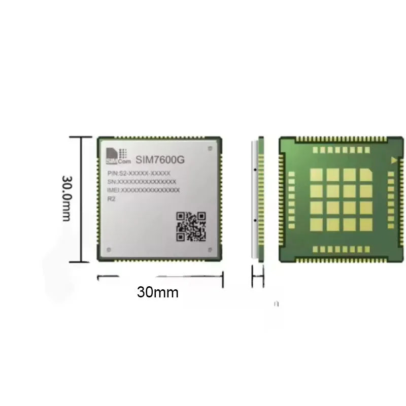 Original SIMCOM SIM7600 Series SIM7600G R2 LCC 4G LTE CAT1 Module Global band HSPA+ GSM GPRS EDGE Module Compatible with EG21-G