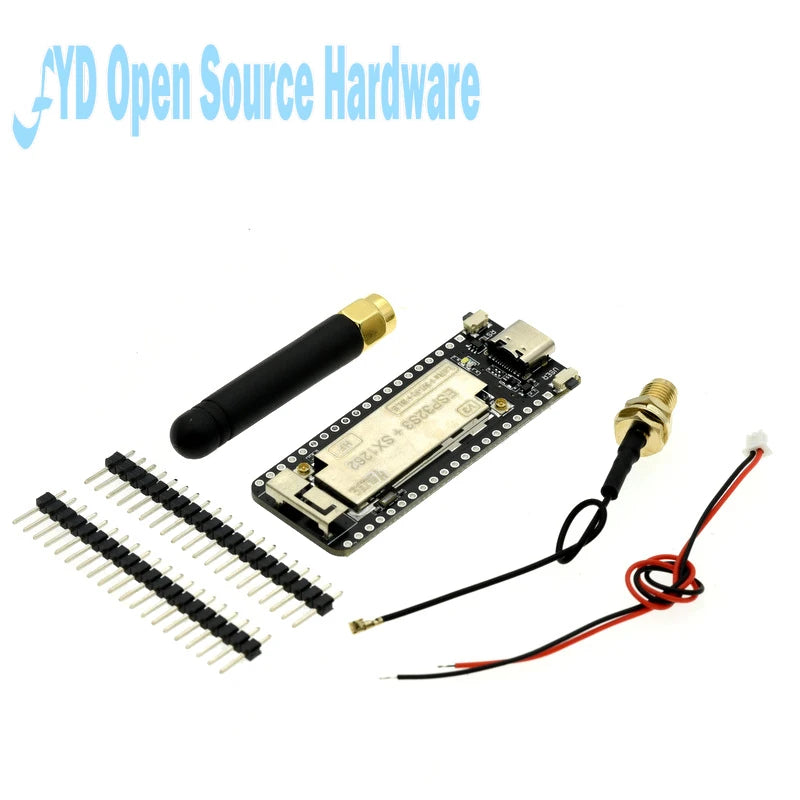 For ESP32 SX1276 LoRa Development Board – Wi-Fi BLE + Choose 433MHz or 868/915MHz, with Antenna