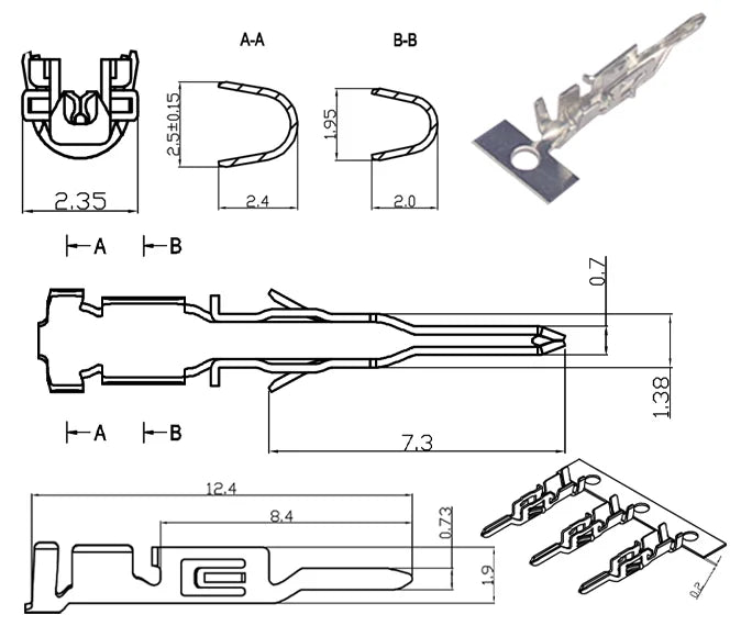 10000Pcs/Roll MX3.0 Terminal Micro 5557-3.0 Female 43030-0001 / Male Plug Housing Terminal Pins 43031-0001 Connector