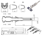 10000Pcs/Roll MX3.0 Terminal Micro 5557-3.0 Female 43030-0001 / Male Plug Housing Terminal Pins 43031-0001 Connector