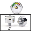 Air Mini Micro Pressure Gauge Manometre Manometer | Thread 1/8BSP(G1/8) 1/8NPT M10 M8 | 30PSI 300PSI 5000PSI 6000PSI 350BAR