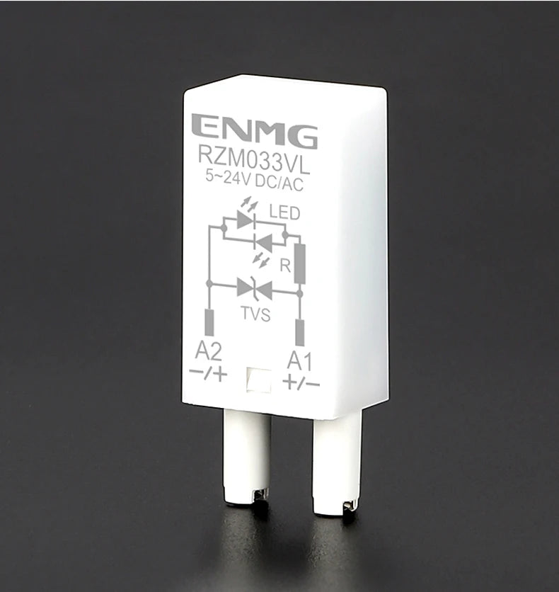 ENMG Small DIN-Rail Solid State Relay 24V 3A 4A 10A DC SSK10D6132 SSR DC to AC 220Vdc with base DC control 5V 24V AC 220V lights