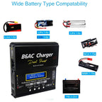 X59A_B6 Charger Black IMAX B6AC V2 80W 7A Smart Balance Charger