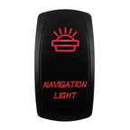 Red Led Light Rocker Switch 12V/24V SPST DPDT Toggle Switch ON OFF/ ON OFF ON Backlight Latching / Momentary Dash Panel Control
