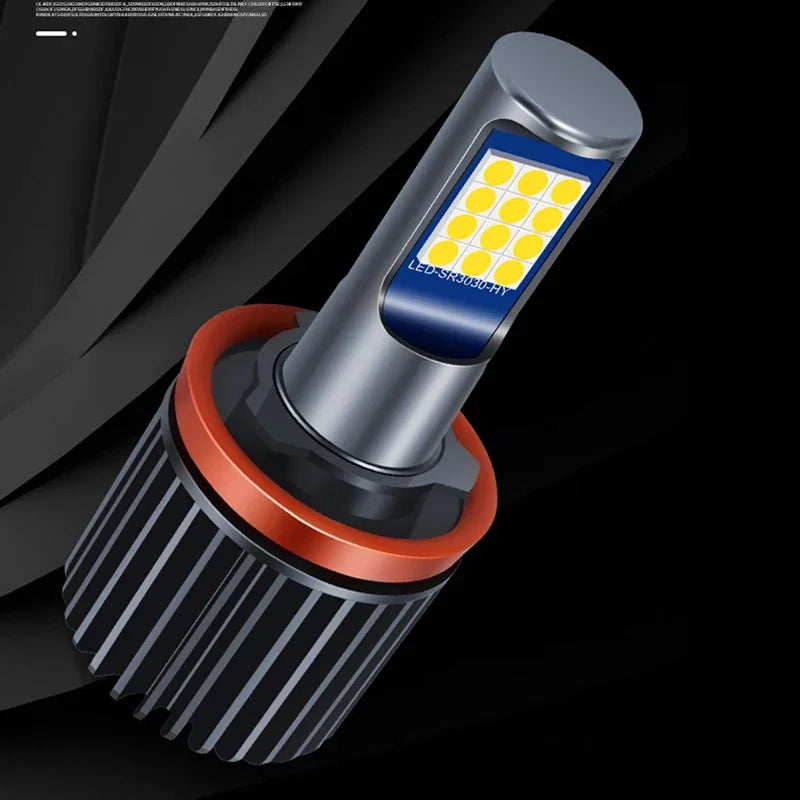 2PCS Strobe Car Fog Lamp H1 H3 H8 H11 LED 9005 HB3 9006 Hb4 H7 Auto Daytime Running Light Flash Driving Bulb White