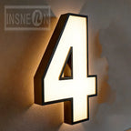 3D Custom Luxury LED Luminous Acrylic Metal Wall Letters - Business Logo Signboard for Cafe Wall Decor & Commercial Advertising