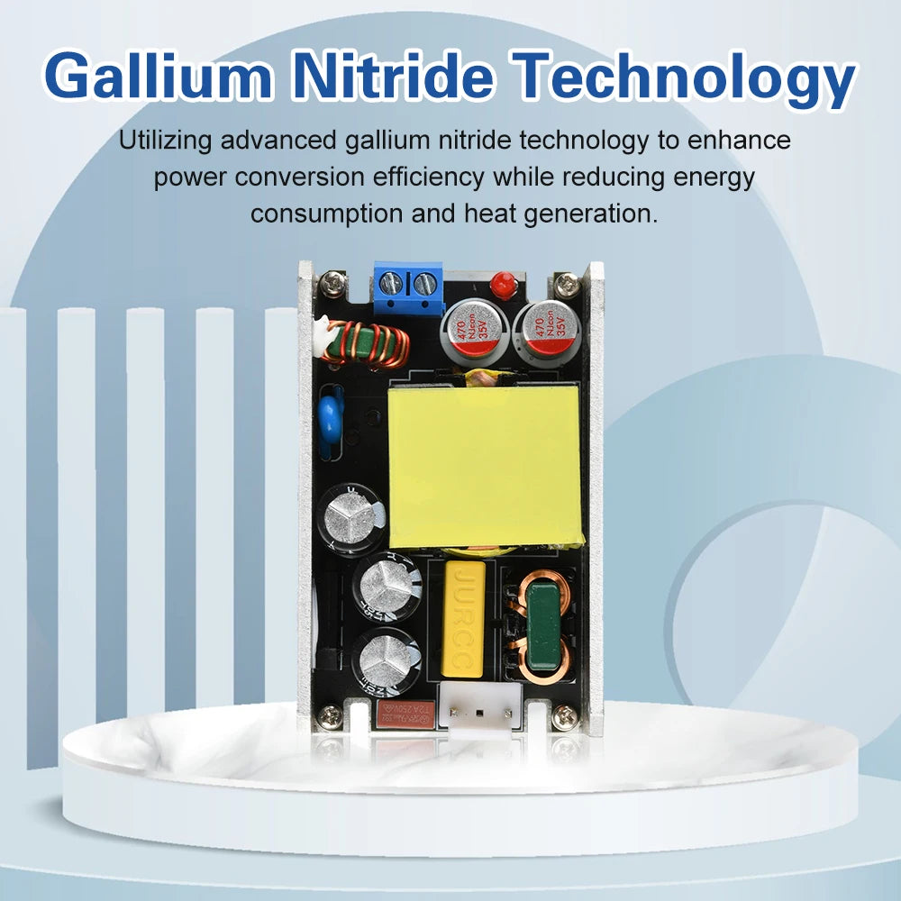 Compact Gallium Nitride Power Module 100W/150W Switching Power Supply Board AC 95-265V to DC 12/24V AC 170-265V to DC 12/24V