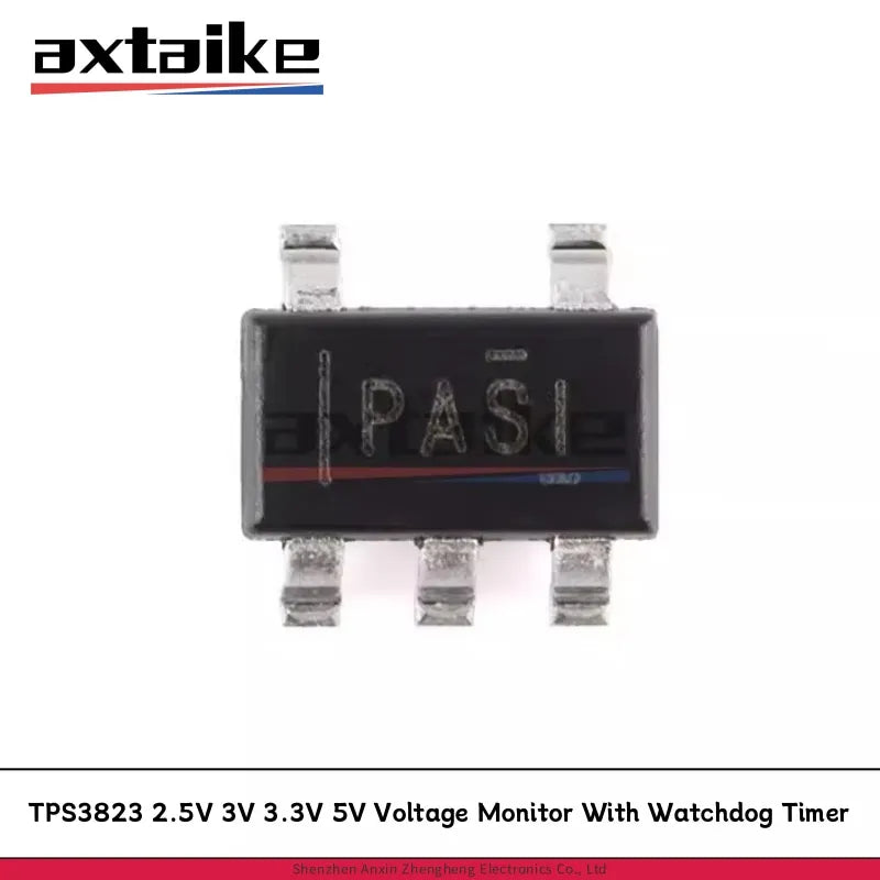 10PCS TPS3823-33DBVR TPS3823-25 TPS3823-30 TPS3823-50 SOT23-5 SMD 2.5V 3V 3.3V 5V Chip Voltage Monitor With Watchdog Timer IC