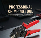 CLN-58B 0.25-1.5mm² Open Barrel Terminals Pliers Crimping Tool (24-16AWG) for JST, DuPont, Molex, PH XH 2.54 3.96 4.2mm Pitch