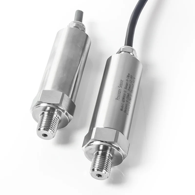 NPT1/4 Pressure Sensor 4-20mA 0-10V 0-600bar Direct Lead Pressure Treansducer IP67 Direct Lead Pressure Transmitter 100bar 50bar