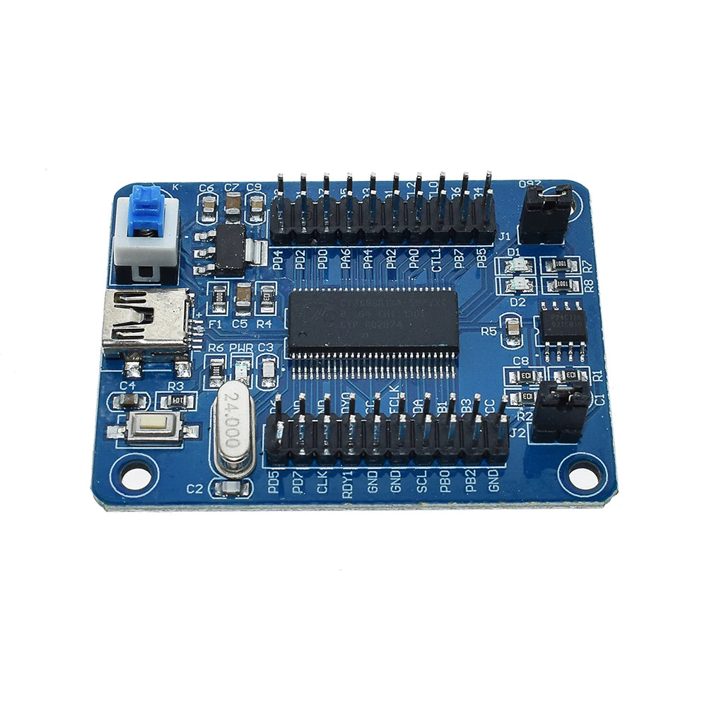 official IEZ-USB FX2LP CY7C68013A USB core board development board USB logic analyzer I2C serial and SPI high quality In stock