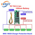 1-10PCS 5S 15A Li-ion Lithium Battery BMS 18650 Charger module Protection Board 18V 21V Cell Protection Circuit charging board