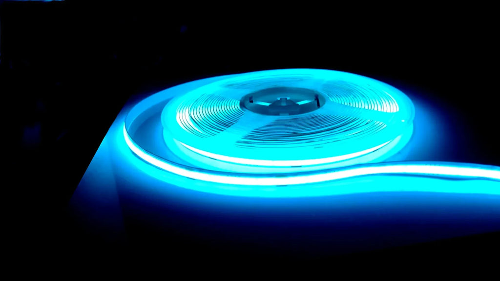 COB LED Strip Lights 320 LEDs/m High Density Flexible Dimmable FCOB Led Tape Colorful Rope Lighting DC12V 24V Red Green Blue