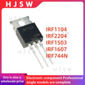 10PCS IRF1104 1104 IRF2204 2204 IRF1503 1503 IRF1607 1607 IRF744N 744N TO-220 MOSFET FET Diode Triode Integrated IC electronics
