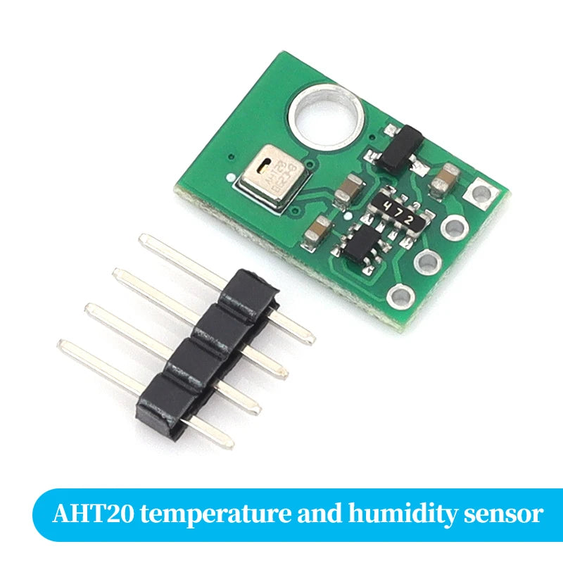 AHT10 AHT20 AHT21 High Precision Digital Temperature Humidity Sensor Measurement Module I2C Communication Replace DHT11 SHT20