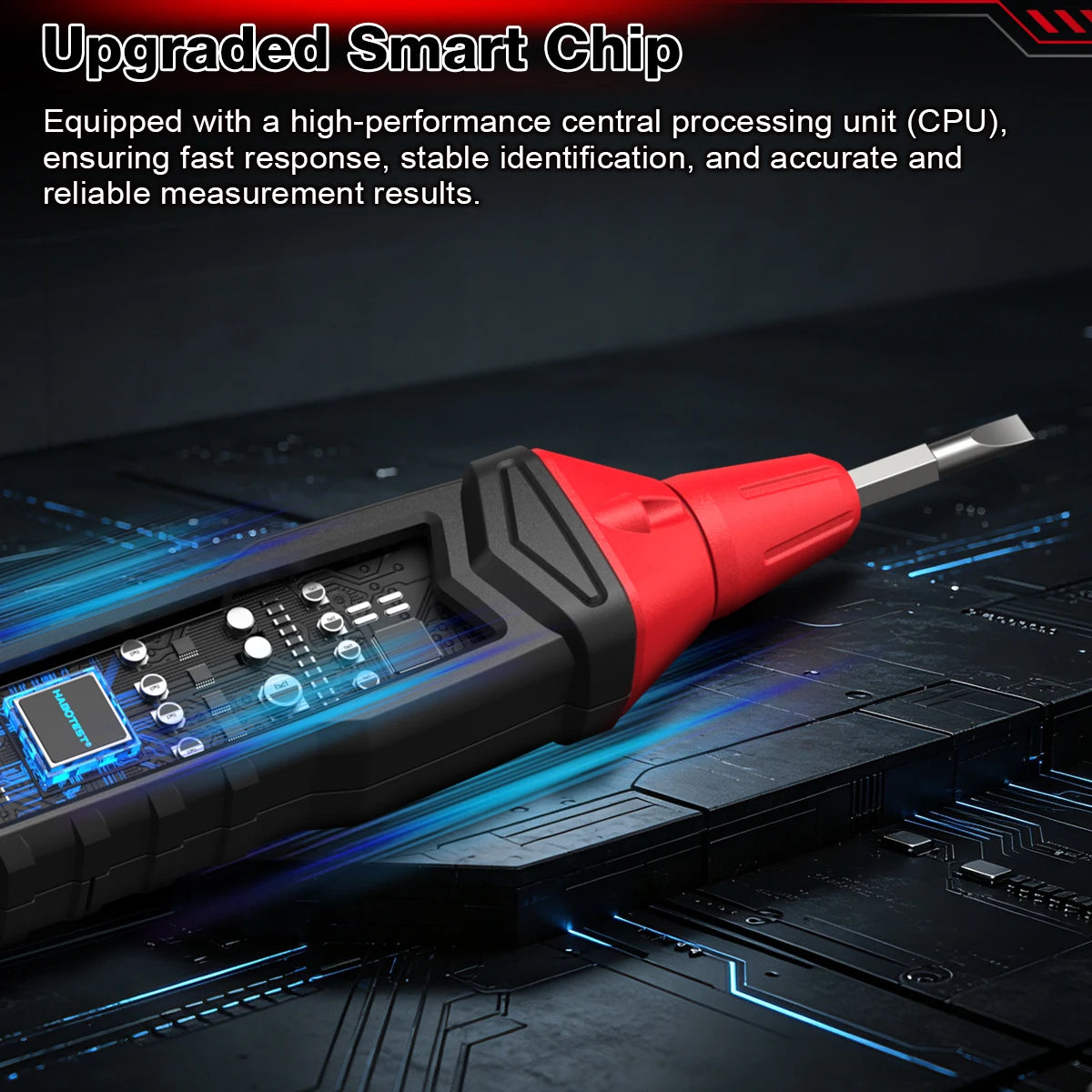HABOTEST Digital Voltage Tester Pen HT91E+ LCD AC Voltage Detector 12-300V Live Neutral Wire Finder Flashlight  Electrical Tool
