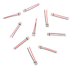 10Pcs Micro USB Type-C 2Pin Horizontal 2P Simple Soldered Female Plug-in Board Quick Charging Connector