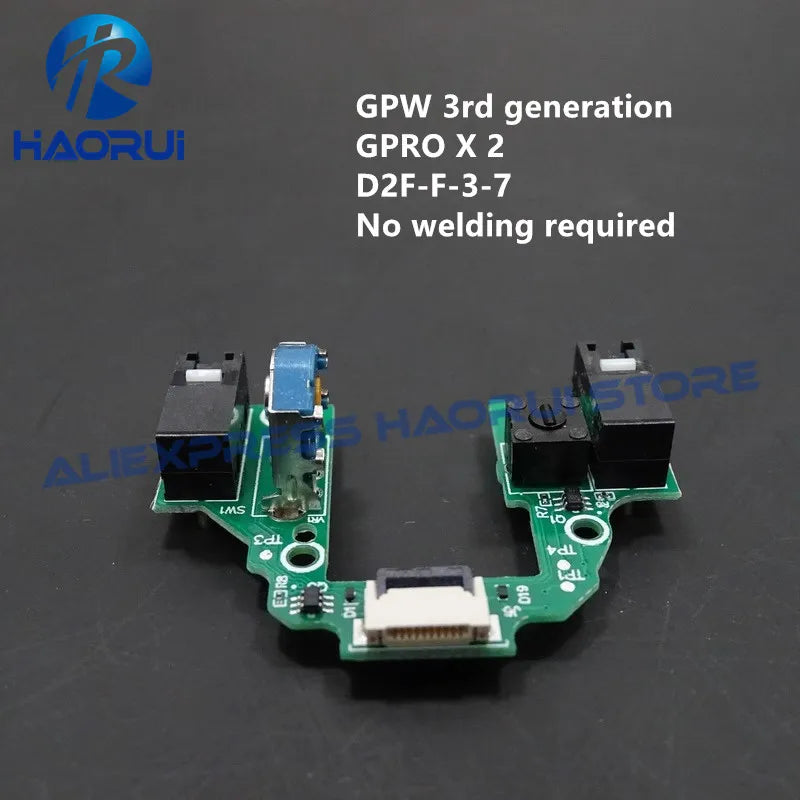 Latest GPW 3 Mouse PCB Board Micro Switch Button for Logitech G Pro X Superlight 2 Welding Free Motherboard Microswitch Encoder
