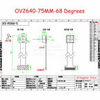 NEW OV2640 Camera Module for ESP32 CAM Camera Module 2MP 222 200 180 66 120 160 Degree 650nm 850nm Night Vision DVP 24PIN 0.5MM