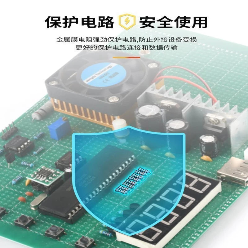 RS485 terminal matching resistor 120R CAN bus matching resistor 120 ohms 485 communication impedance 0.25W 0.5W 100 pieces