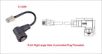 RJ45 CAT5E CAT6A Shield Waterproof RJ45 Ethernet IP67 Connector PCB Panel Mount With Pigtail Cable Outdoor Connector L = 0.3M