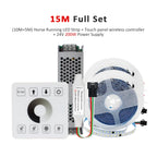 20M 15M 5M 10M Running Water Flowing LED Strip Light DC24 WS2811 SMD2835 Horse Race Pixel Addressable Flexible Linear Lamp Set