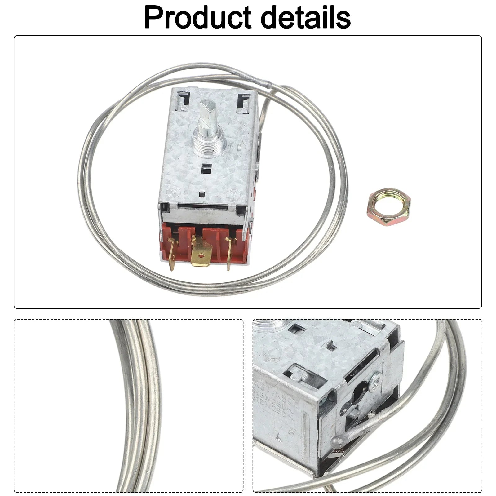 Refrigerator Thermostat WDF19K K50 K54 K59 Compatible With For Siemens Appliance 3 Pin Configuration For Easy Setup