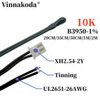 1PCS NTC Thermistor Temperature Sensor B3950 10K 1% Air Probe Air Conditioning Probe 20/35/50CM 1/2M