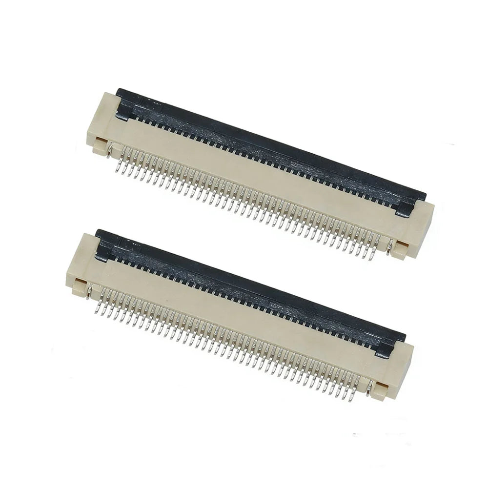 FFC/FPC Connector Flip Bottom Connection Spacing 0.5mm 30/32/34/36/40/45/50/54/60Pin P Flexible Cable Socket