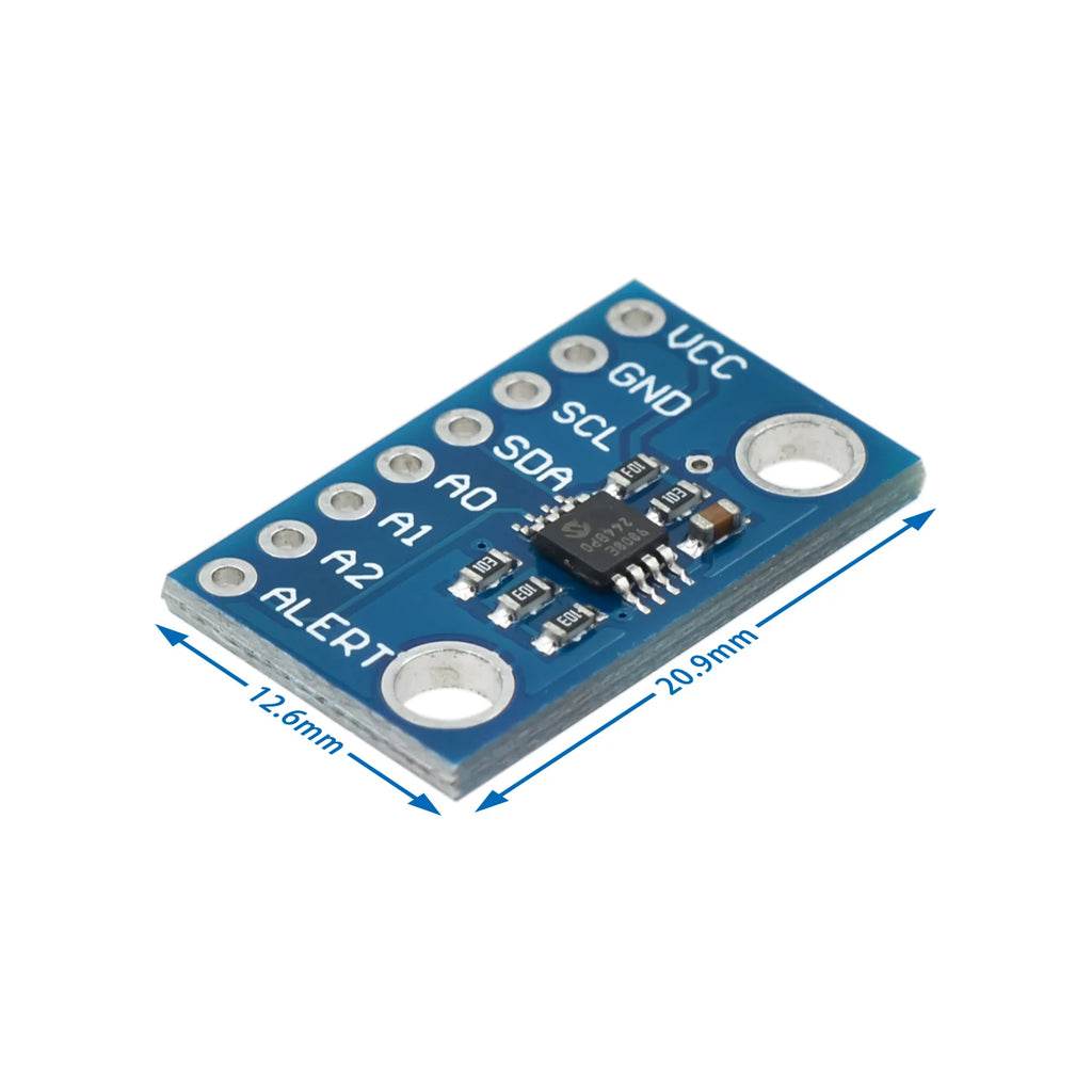 High Accuracy Temperature Sensor MCP9808 I2C Breakout Board Module 2.7V-5V Logic Voltage for Ardunio in Stock