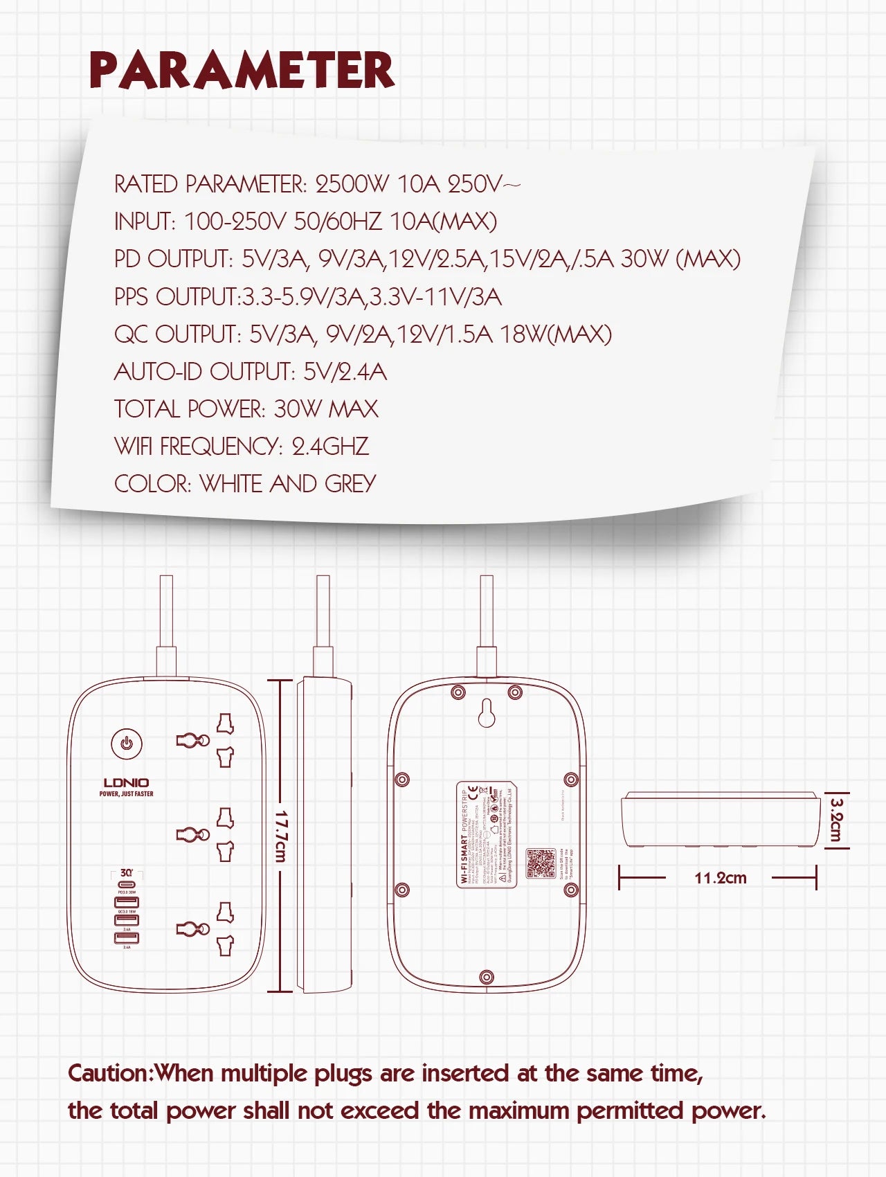 LDNIO Smart Plug Power Strip Tuya Wifi Remote Control Timer Socket Line Filter Smart Home Switch EU KR UK US Outlet USB Adaptor