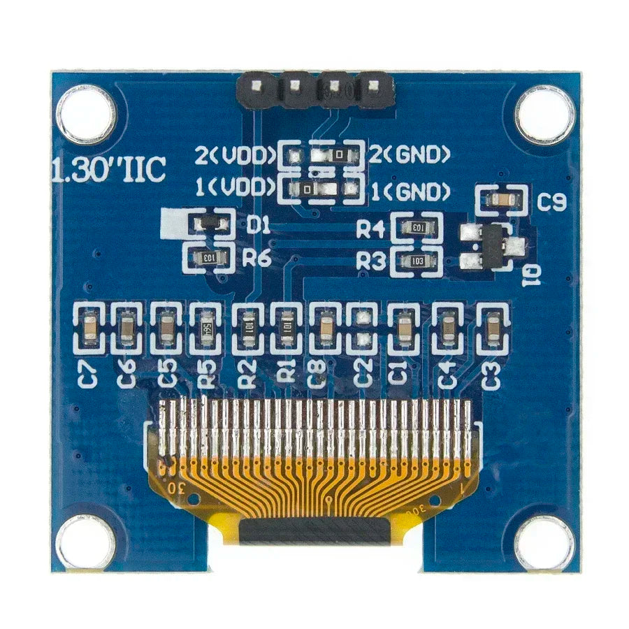 1-10pcs 1.3" OLED Display Module White/Blue Color Drive Chip SH1106 128X64 1.3 inch OLED LCD LED IIC I2C Communicate For Arduino