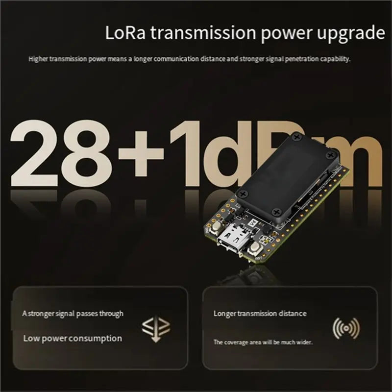 T23C Lora 32 Dev-Board Kit Heltec V4.3 Meshtastic SX1262 32-S3 27Dbm OLED Display Wifi BLE 868-915Mhz With 3D Print Case