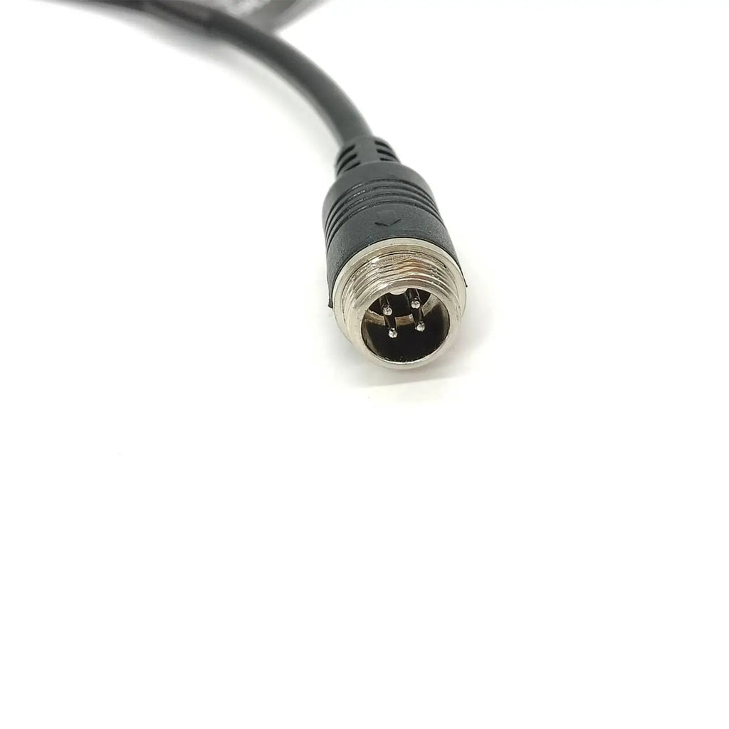 1M Aviation Electrical Cable GX12 to Mini Din Male Adapter 4 Pin Male to Male Cable Cordset for Aviation Equipment