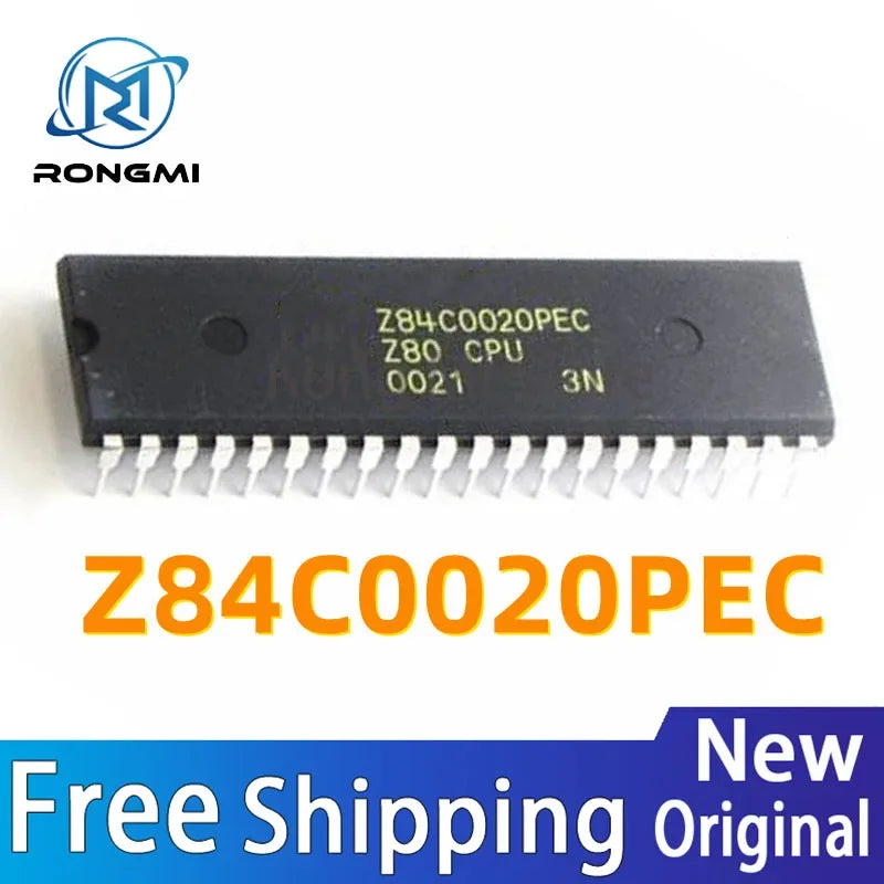 Free Shipping 5-10pcs Z84C0020PEC Z84C0020 84C0020 DIP40 Z80 CPU Z80CPU Microprocessor i