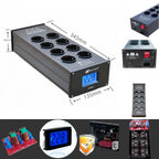 MATIHUR e-TP80 Audio Noise AC Power Filter Power Conditioner Power Purifier Surge Protection with EU Outlets Power Strip