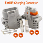 Pair Of FOR Anderson 50 Amp 600V 6 Grey Forklift Cable Power Connectors Good Electrical Conductivity Easy To Connect Tool