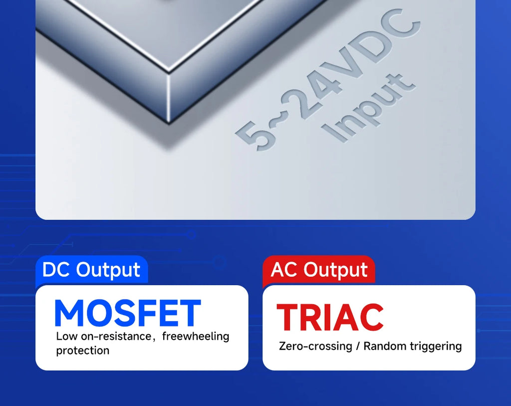 ENMG 18mm Ultra-Thin Solid State Relay Single-Phase 5-24VDC DC Control AC with Integrated Heat Sink for Electronics