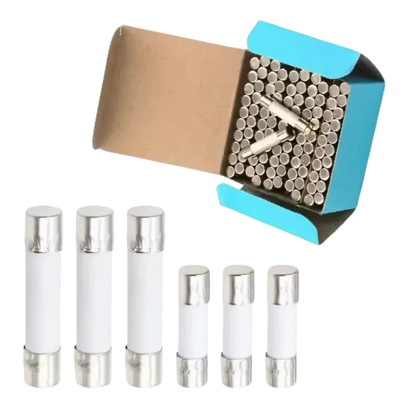 5*20mm 6*30mm Ceramic Fuse Electric 250V Home Supplies 0.25A -30A